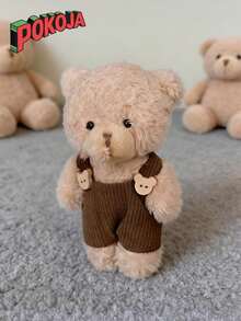 4.7英寸可爱腮红吊带裤小熊毛绒钥匙扣挂件，带可爱腮红的吊带熊玩具，情人节、毕业礼物、派对小礼物、DIY手工、圣诞礼物、可爱装饰、圣诞装饰品 - 彩色 - 查看 18