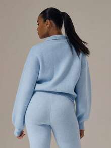 Musera Sport Women Sports Sweaters - Baby Blue - View 4