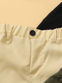 男童休闲纯色短裤三件套，夏季 - 彩色 - 查看 7