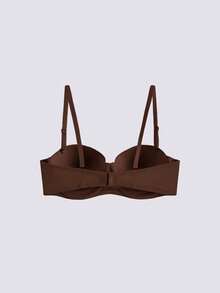 Loungeista Bộ 3 áo ngực màu trơn, nâng đỡ và tạo dáng thoải mái, có gọng, dây đeo có thể tháo rời, đa năng, phù hợp cho hẹn hò, du lịch, mặc hàng ngày, đám cưới, các dịp trang trọng, váy hở vai [Phù hợp với cỡ cúp B trở lên] - Nhiều màu - Xem 6