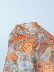 Soleia Beach Outfit For Women Summer Outfits  Vacation Outfits Women Green Women's Beach Vacation Sun Print Bikini Set - Multicolor - View 3