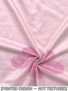 Resyla Floral & Pearl Print, Round Neck Faux Pearl Digital Print Round Neck Women's Printed T-Shirt - Multicolor - View 5