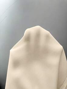 SHEIN Clasi 女士立领衬衫，饰有金色花卉滚边 - 杏色 - 查看 5