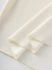 GlowEve ملابس علوية نسائية بأكمام قصيرة مطرزة على الياقة، أنيقة للارتداء اليومي والعمل والعطلات، لون المشمش، أكمام قصيرة مناسبة للربيع المبكر والخريف - لون مشمشي - مشاهدة 8