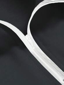 PAVTROS 男士字母印花短袖休闲通勤 Polo 衫 - 彩色 - 查看 4