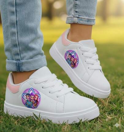 Zapatos Casuales Cómodos Con Suela Blanda Y Cierre De Gancho Y Bucle Para Niños, Unicolor, Nuevos Para Primavera