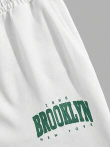 RueChic Men Cottonline 3pcs Pack Drawstring Letter Printed Regular Short - Multicolor - View 4