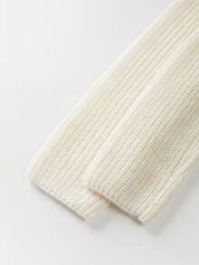 Franclia New Minimalist Blazer Style Gentle And Intellectual Miss Outfit, Suitable For Commuting, Workplace, Afternoon Tea, Date, Autumn/Winter, Reversible Collar, Double-Breasted Metal Buttons, Waist Cinched, Mid-Length, Versatile, Casual, Soft And Cozy, Academic Style, French Chic - Beige - View 7