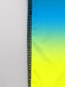 Manfinity Swimmode Men's Summer Vacation Raglan Sleeve Rash Guard - Teal Blue - View 8