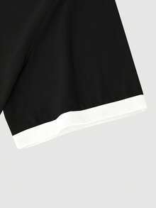 Manfinity Hypemode 男士字母印花圆领短袖休闲百搭T恤 - 彩色 - 查看 5