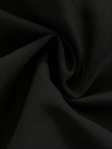 Linhara Áo khoác nữ cỡ lớn tay dài có mũ kéo khóa phía trước kiểu dáng thường ngày - màu đen - Xem 6