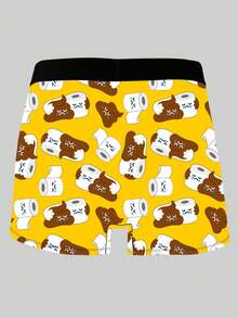 Velminro 男士卡通趣味印花平角内裤