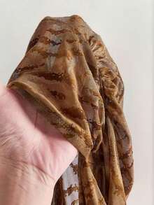 Zestiva Women's Sexy Backless Halter Tie Neck Asymmetrical Hem Leopard Print Mesh Flocked Beach Cover Up Mini Dress, Suitable For Summer Vacation - Khaki - View 8