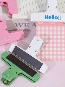 Joivida 磁性计划夹，强力吸附，办公用品，适用于文件、账单、书籍，节日生日礼物必备佳品 - 彩色 - 查看 8