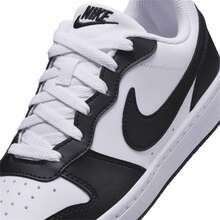 Nike Court Borough Teen Sneakers Modern Anti-Slip Lace-Up Commuting Gym Travel Black DV5456-131 - White/Black - View 8