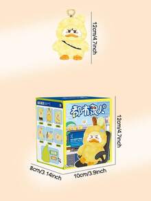 POKOJA LAND Blind Box (Non-Plush Filling), Suitable As Holiday Gift For Friends,Pirate & Daily Lifestyle Duck Character Blind Box, ABS Collectible Figurine Set (6 Regular + 1 Hidden Style), Cute Desktop Decor Figurine, Perfect Birthday Christmas Gift For Friends Family Anime Figure Enthusiasts - Tide play blind box - View 5