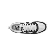 Nike Court Borough Teen Sneakers Modern Anti-Slip Lace-Up Commuting Gym Travel Black DV5456-131 - White/Black - View 6