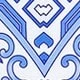Blue and White