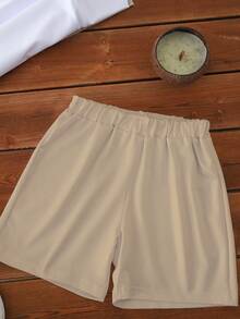 1 Conjunto Casual de Camiseta de Manga Curta com Gola Redonda e Shorts para Meninos Bebê, Estampa de Dinossauro, Conjunto de Dinossauro Adequado para Uso Externo no Verão - Multicolorido - Visão 7