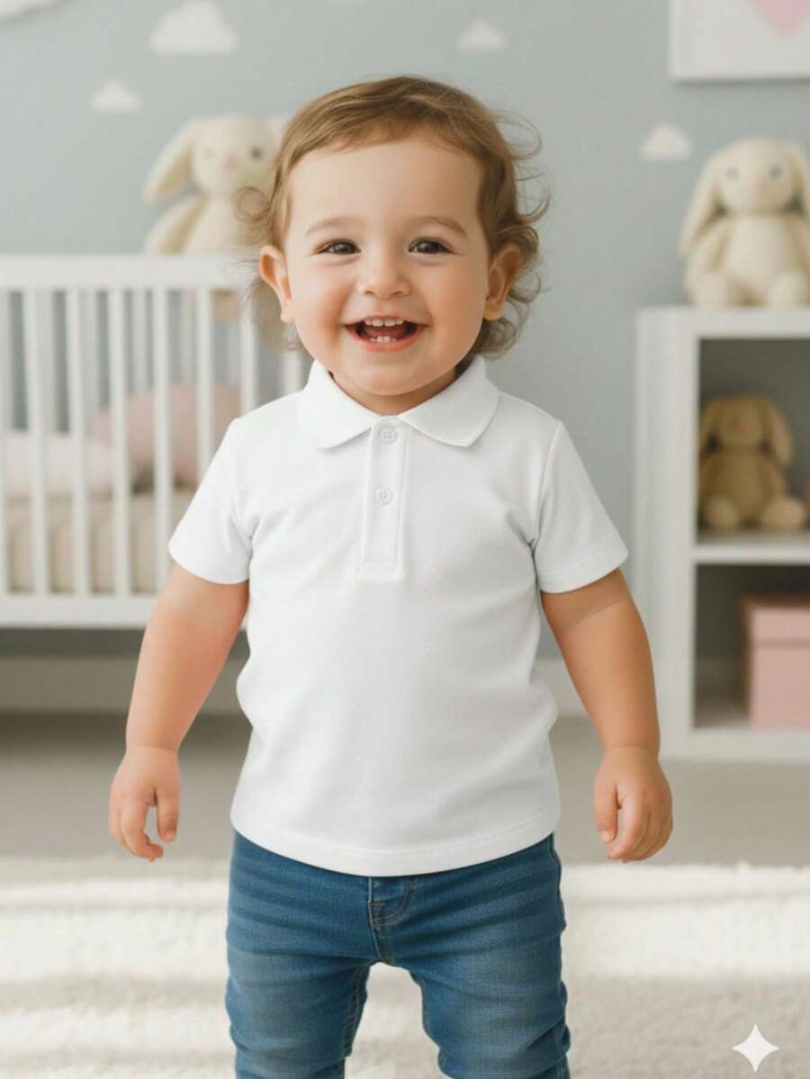 Polo para Bebé Baltic - Blanco - Ver 1