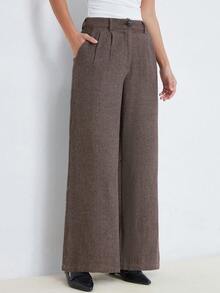 Aveloria Modichic Vintage Style Plaid Loose Fit Slimming Casual Pants - Multicolor - View 4