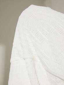 Lyxana Women's Elegant Backless Hollow-Out White Long Dress, Suitable For Party - White - View 6