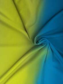 Manfinity Swimmode Men's Summer Vacation Raglan Sleeve Rash Guard - Teal Blue - View 5