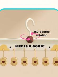 Zazumi 1 PC Cute Cartoon Cat Paw Sock Clips Set Of 8 Drying Hangers For Laundry Multipurpose Drying Rack For Socks Bibs Hats Towels Dorm Balcony Space Saving Clothes Organizer - Multicolor - View 4