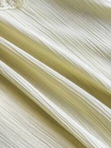 SHEIN 少女背心/吊带衫，纯色时尚吊带衫，适合夏季穿着，刺绣蕾丝纽扣开襟吊带衫 - 甜美时尚 - 杏色 - 查看 6