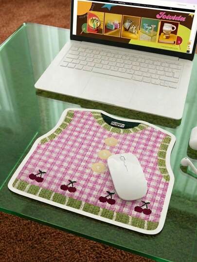 Joivida Cute Sweater Print Mouse Pad - Office & Dorm Desk Mat, Perfect Size Non-Slip Computer Pad, Portable Gaming Mousepad For Home & Travel
