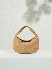 SHECARRY Women's Casual Bohemian Style Versatile Tote Bag - Apricot - View 1