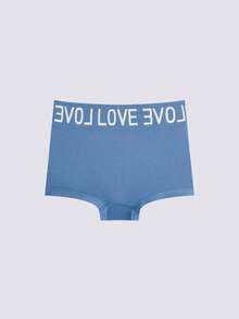 Loungeista 4 件套字母腰带无缝中腰塑身内裤，高弹力透气网眼面料女士内衣，舒适柔软贴合女士内裤 - 彩色 - 查看 9