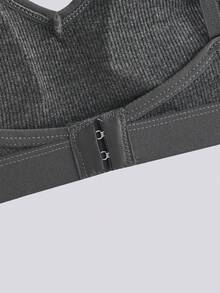 3 件装女士舒适无钢圈软杯纯色文胸内衣 - 彩色 - 查看 5