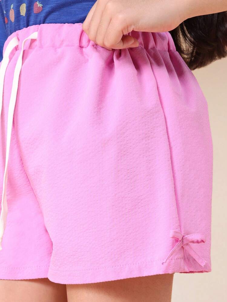 Newport Print T-Shirt With Shorts Set