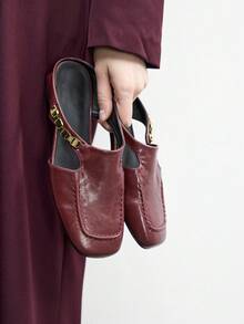 CUCCOO BIZCHIC Sepatu Mary Jane untuk Hari Valentine - Merah - View 1