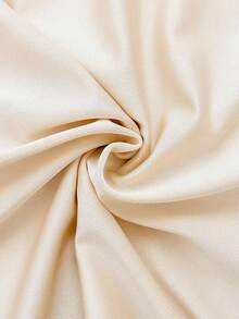 GlowEve Apricot Bowknot Twist Waist Fitted Knit T-Shirt - Apricot - View 7