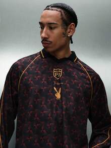 PLAYBOY X SUMWON 兔子标志长袖几何图案足球俱乐部高级休闲服饰 - 彩色 - 查看 5