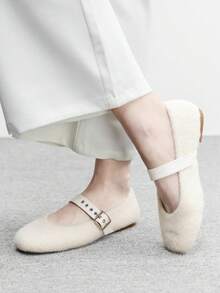 CUCCOO BIZCHIC Women's Flat Shoes Valentine's Day - White - View 3