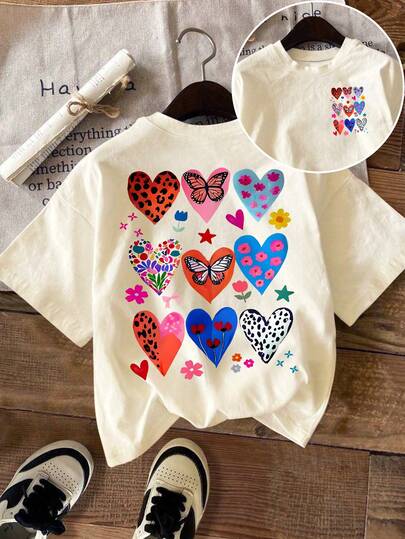 DrmWander Camiseta gráfica para mujer, camiseta de manga corta de estilo casual y urbano, top de verano lindo