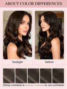 9AM HAIR Butterfly Weft Hair Extensions Human Hair Glueless OVO Pu Hole Genius Hand Tied Invisible DIY Double Weft Hair Extensions Straight 1pc 16 Inches - S2C - View 15