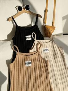 Sparklyn 四季皆宜的少女基础款三件套泳衣，百搭实用，质感舒适，圆领吊带设计，适合日常通勤、休闲度假、姐妹聚会、街拍等场合。