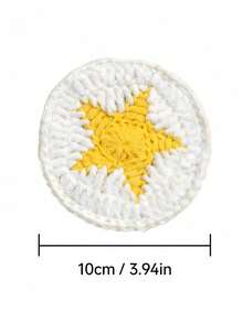 Cirelle 1/2/3PCS Starfish Coaster Handmade Creative Weaving Home Cup Mat Table Mat Simple Artistic Style - Multicolor - View 3