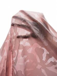 Momance Women's Romantic Elegant Cutout Ruffle Lantern Sleeve A-Line Maternity Dress, Suitable For Beach Vacation, Spring/Summer - Baby Pink - View 7