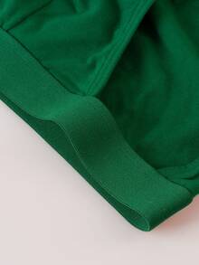 Velminro 3pcs Military Green 100% Cotton Men's Boxer Briefs Green Panties Panties Pack - Army Green - View 5