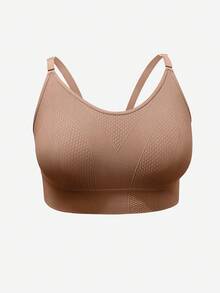 1 bộ đồ ngủ liền mạch cỡ lớn thoải mái dành cho nữ. - Màu nâu  Mocha - Xem 6