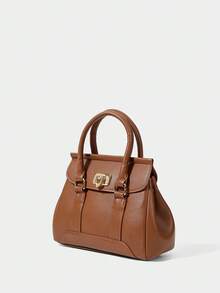 SHECARRY Women's Handbag, Fashion & Versatile, Suitable For Daily Commute, Travel, Shopping, Casual Outing - Brown - View 2