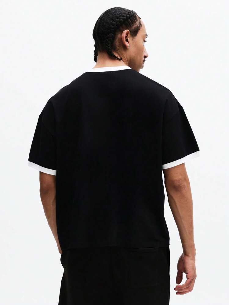 Ringer Tee With Contrast White Trim