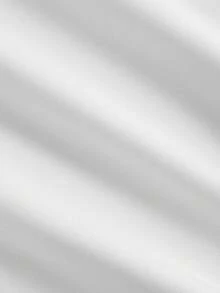 TOKVUE 男士字母印花圆领休闲宽松T恤 - 白色 - 查看 7