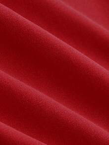 Sweetra 大码夏季时尚撞色滚边不对称下摆吊带背心和心形印花半身裙两件套 情人节新品 - 彩色 - 查看 6