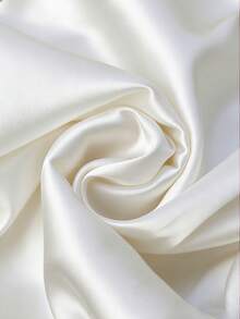 SHEIN LUNE 女士休闲纯色圆领宽松简约衬衫 - 白色 - 查看 3